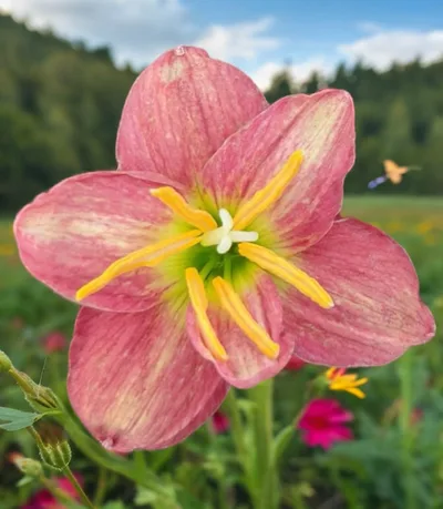 Rain Lily Pink Needle